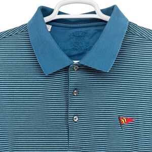 Cutter & Buck Signature Collection XL Polo Shirt Teal Blue Annapolis Yacht Club